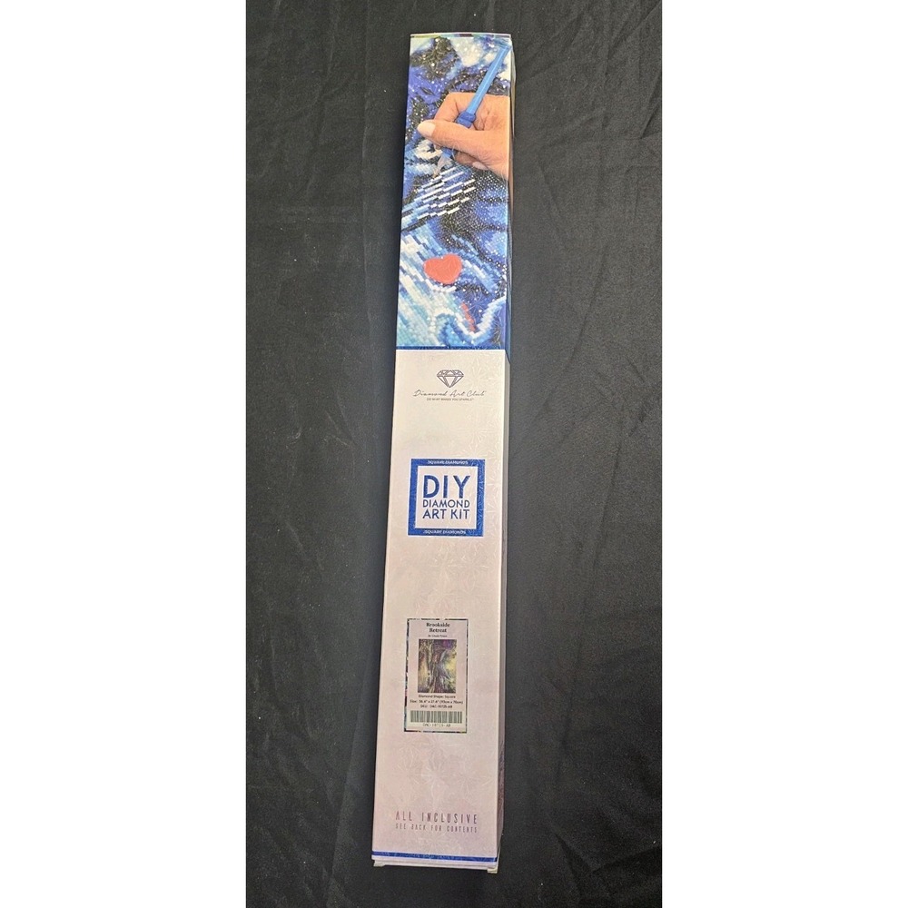 Diamond Art Club DIY Diamond Art Kit Brookside Retreat 36.6" x 27.6"